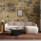 Canapé d'angle Boucle avec coussins décoratifs