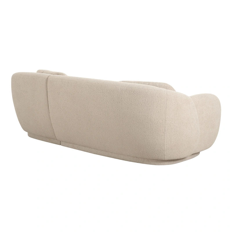Canapé d'angle Boucle avec coussins décoratifs
