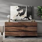 Meuble TV avec 6 tiroirs pour téléviseurs jusqu'à 70 pouces