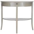Console en orme avec tiroir et étagère inférieure – 34L x 14P x 30H