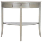 Console en orme avec tiroir et étagère inférieure – 34L x 14P x 30H