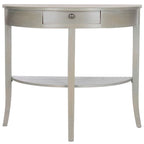 Console en orme avec tiroir et étagère inférieure – 34L x 14P x 30H