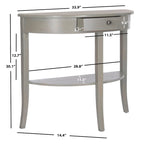 Console en orme avec tiroir et étagère inférieure – 34L x 14P x 30H