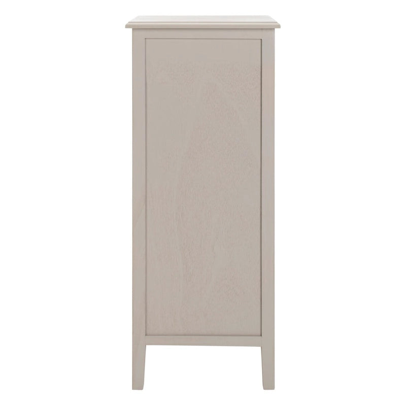 Table d'appoint à 4 tiroirs en paniers tressés, 15 po L x 11,8 po P x 35,8 po H