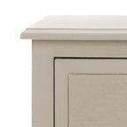 Table d'appoint à 4 tiroirs en paniers tressés, 15 po L x 11,8 po P x 35,8 po H