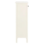 Table d'appoint à 4 tiroirs en paniers tressés, 15 po L x 11,8 po P x 35,8 po H
