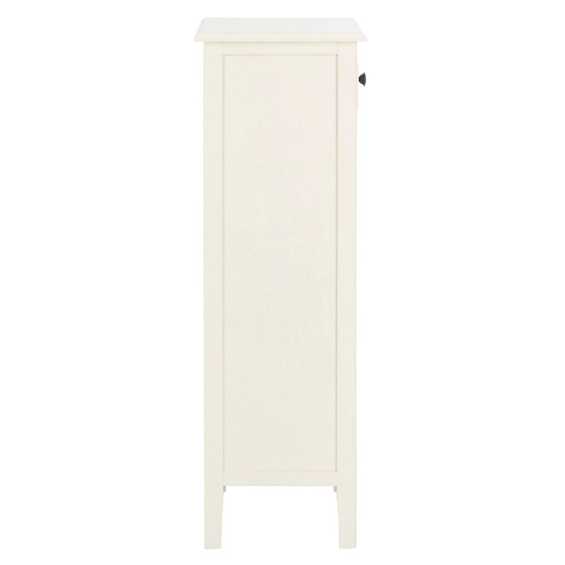 Table d'appoint à 4 tiroirs en paniers tressés, 15 po L x 11,8 po P x 35,8 po H