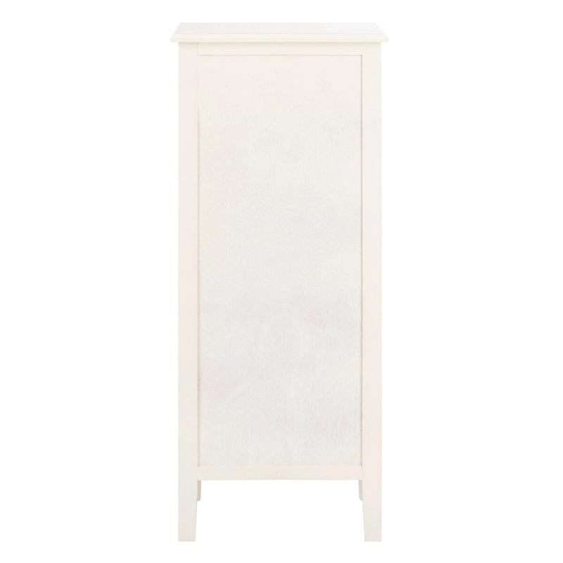 Table d'appoint à 4 tiroirs en paniers tressés, 15 po L x 11,8 po P x 35,8 po H