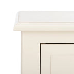 Table d'appoint à 4 tiroirs en paniers tressés, 15 po L x 11,8 po P x 35,8 po H
