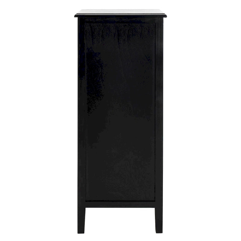 Table d'appoint à 4 tiroirs en paniers tressés, 15 po L x 11,8 po P x 35,8 po H