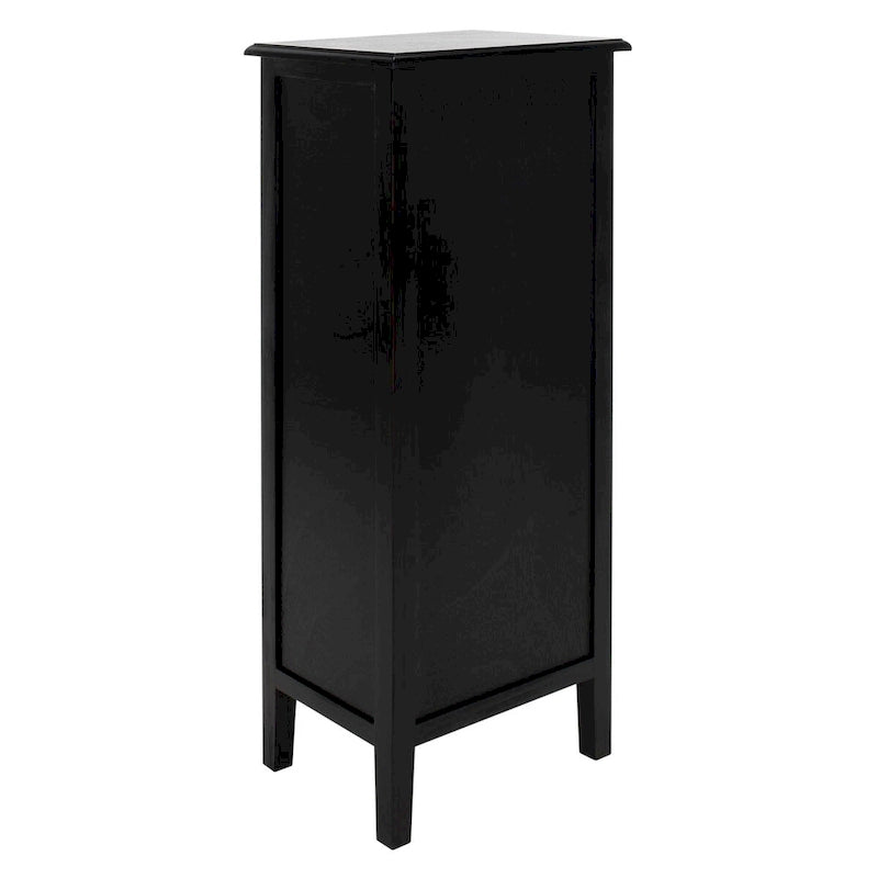 Table d'appoint à 4 tiroirs en paniers tressés, 15 po L x 11,8 po P x 35,8 po H