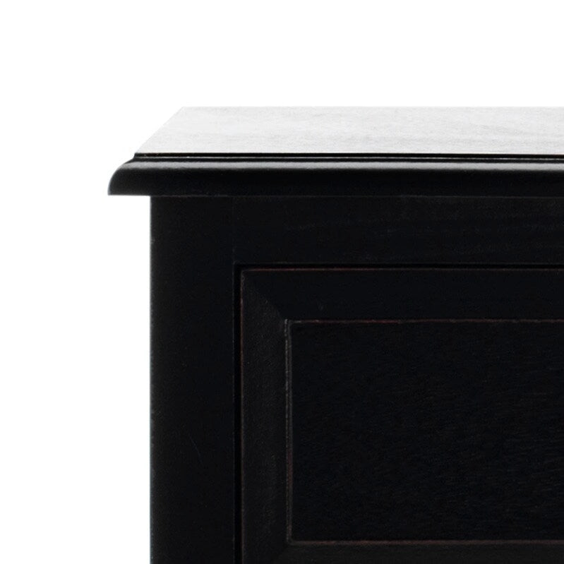 Table d'appoint à 4 tiroirs en paniers tressés, 15 po L x 11,8 po P x 35,8 po H