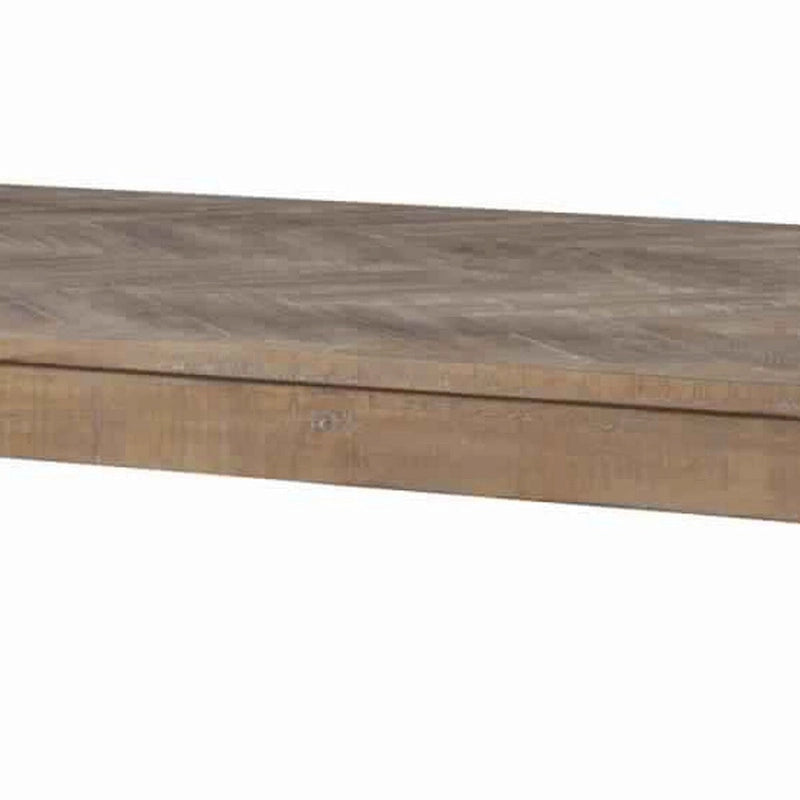 Table de salle à manger rectangulaire en bois avec pieds carrés