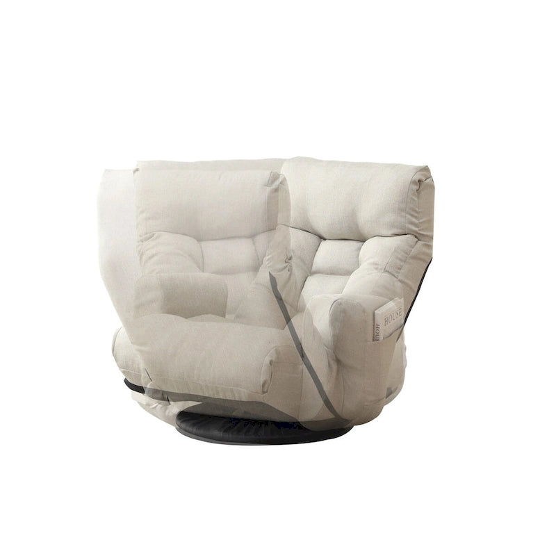 Fauteuil de relaxation réglable avec soutien lombaire et appui-tête