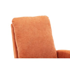 Fauteuil à bascule rembourré à dossier haut