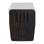 Banc de rangement avec tiroirs et coussin d'assise