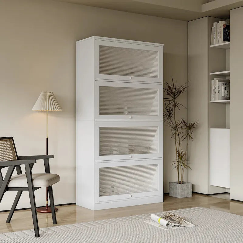 MM Glass Doors Office Storage Cabinet