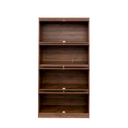Armoire de rangement vitrée avec étagère de présentation