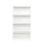 Armoire de rangement vitrée avec étagère de présentation