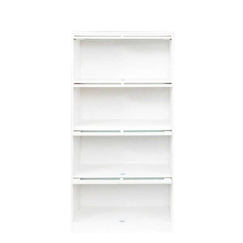 Armoire de rangement vitrée avec étagère de présentation