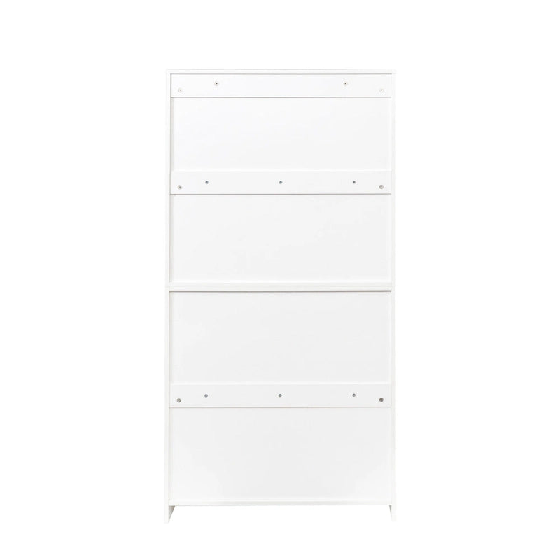 Armoire de rangement vitrée avec étagère de présentation