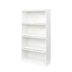 Armoire de rangement vitrée avec étagère de présentation