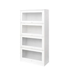 Armoire de rangement vitrée avec étagère de présentation