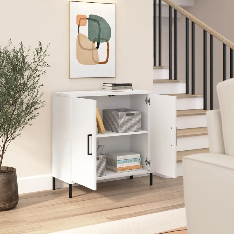 Meuble de rangement bas avec portes