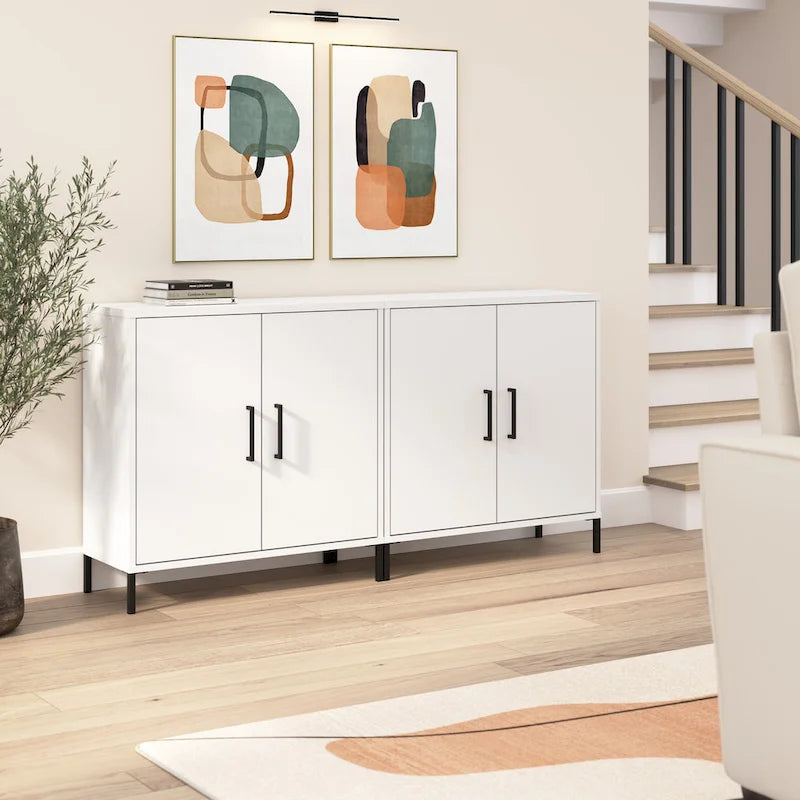 Meuble de rangement bas avec portes