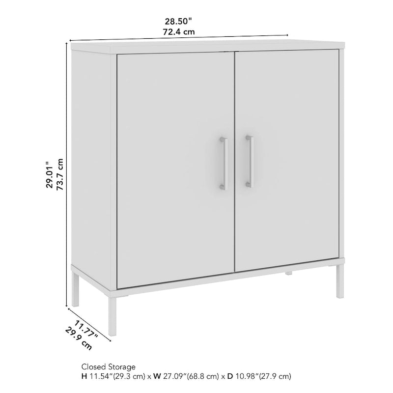 Meuble de rangement bas avec portes