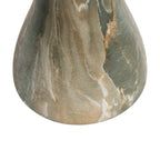 Table d'appoint ronde effet marbre pour l'intérieur et l'extérieur