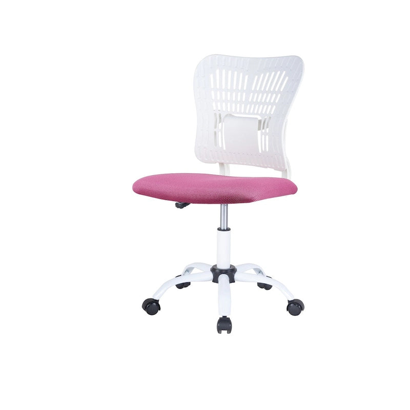 Chaise de bureau sans accoudoirs en maille, avec hauteur réglable