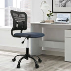 Chaise de bureau sans accoudoirs en maille, avec hauteur réglable