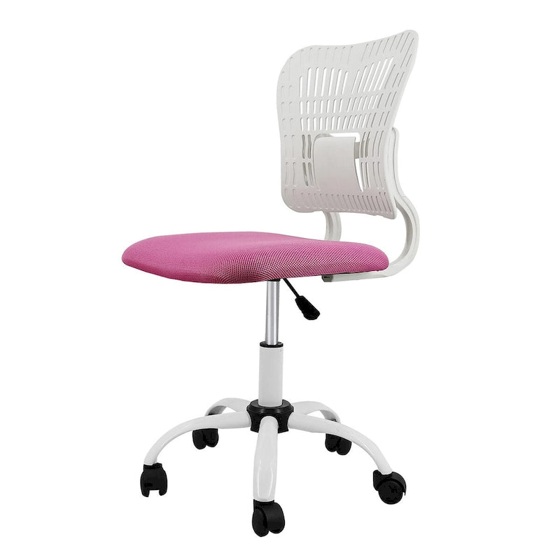 Chaise de bureau sans accoudoirs en maille, avec hauteur réglable