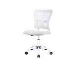 Chaise de bureau sans accoudoirs en maille, avec hauteur réglable