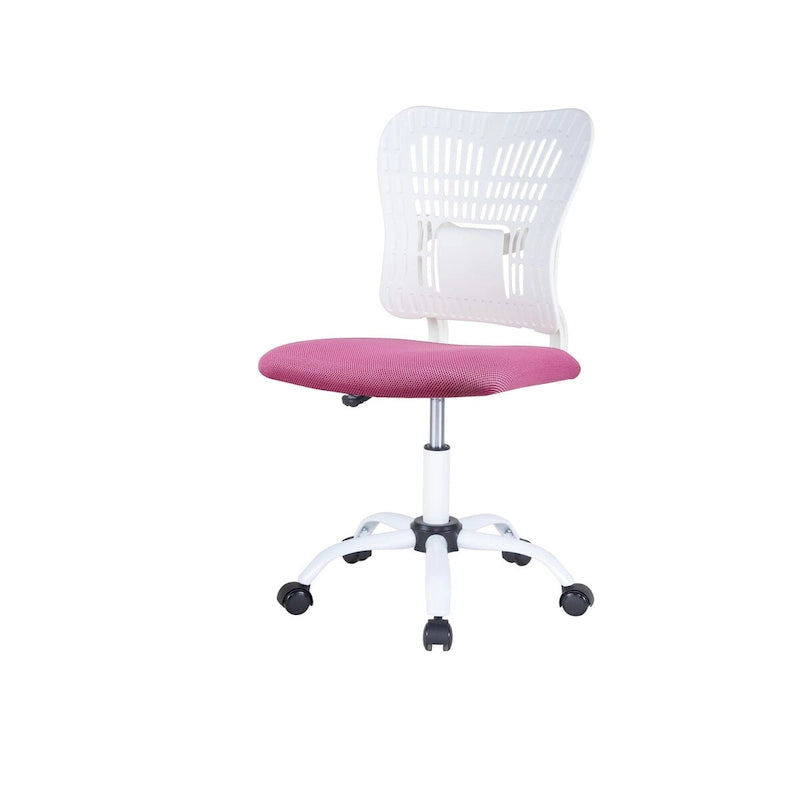 Chaise de bureau sans accoudoirs en maille, avec hauteur réglable