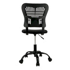 Chaise de bureau sans accoudoirs en maille, avec hauteur réglable