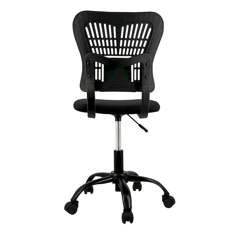 Chaise de bureau sans accoudoirs en maille, avec hauteur réglable