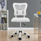 Chaise de bureau sans accoudoirs en maille, avec hauteur réglable