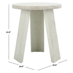 Table d'appoint Julianna Wood - 50,8L x 50,8P x 55,9H