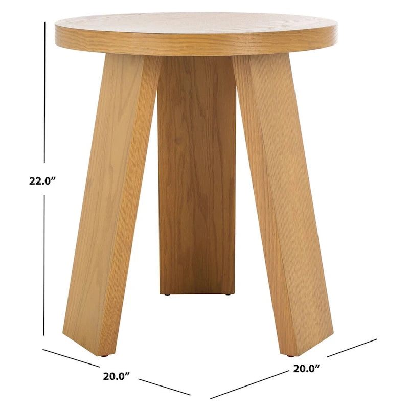 Table d'appoint Julianna Wood - 50,8L x 50,8P x 55,9H