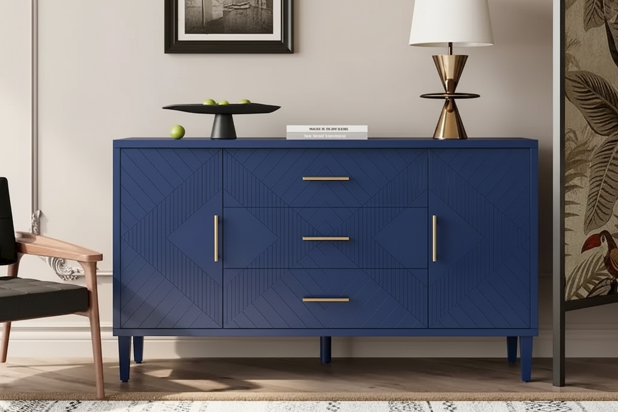 Meuble bleu haute qualité